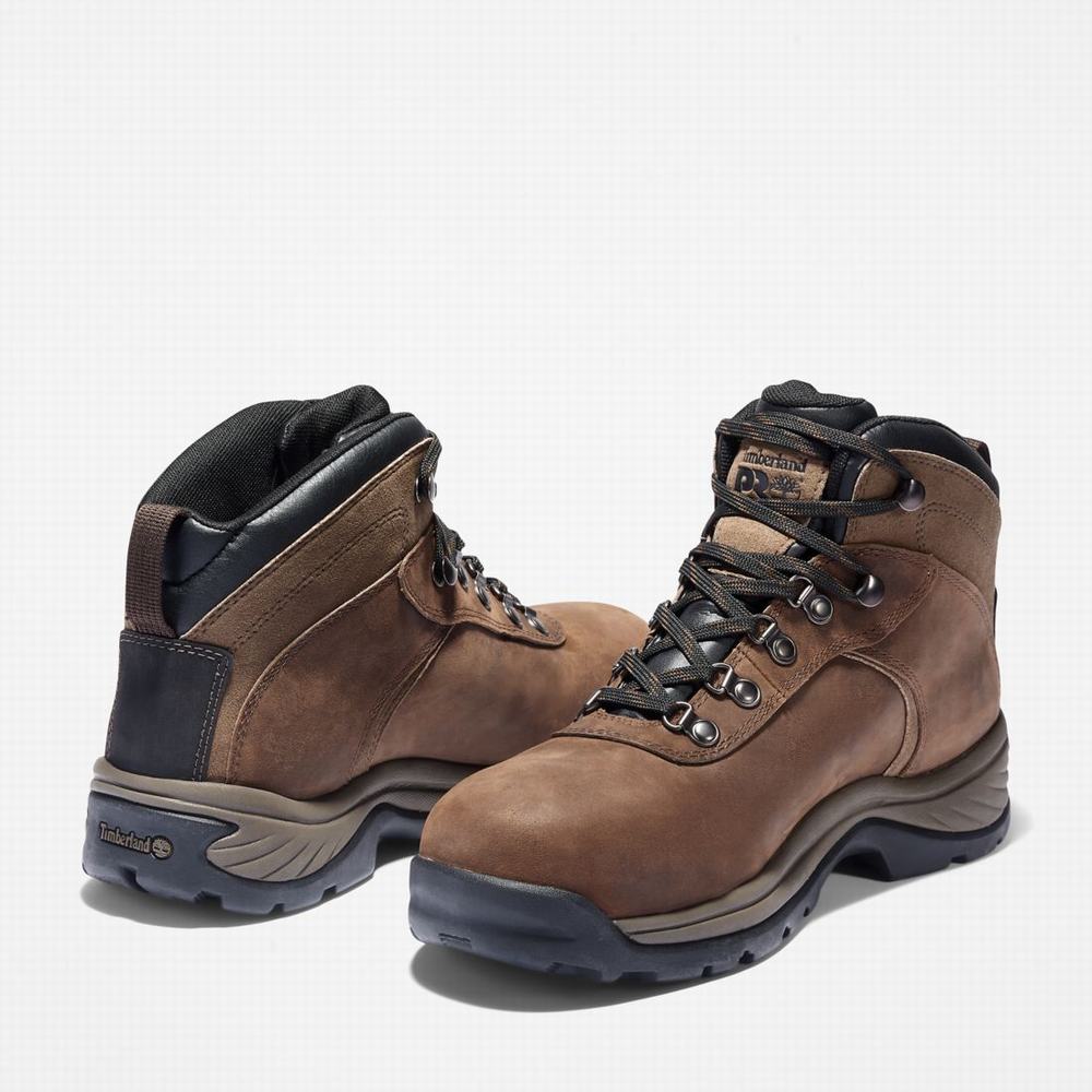 Pánské Pracovní Boty Timberland Flume Pracovní Steel Špicí Waterproof Hnědé | TI63942-037