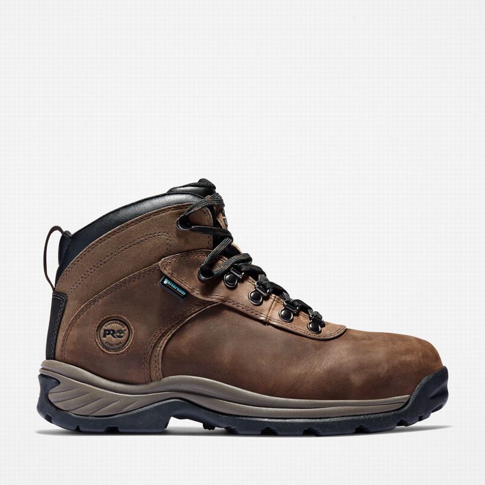 Pánské Pracovní Boty Timberland Flume Pracovní Steel Špicí Waterproof Hnědé | TI63942-037