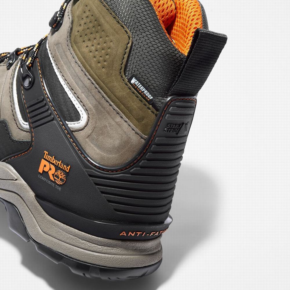 Pánské Pracovní Boty Timberland Hypercharge TRD Composite Špicí Waterproof Hnědé | TI84965-574