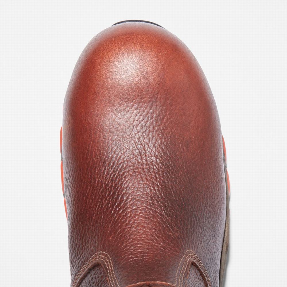 Pánské Pracovní Boty Timberland Hypercharge Pull On Composite Špicí Waterproof Hnědé | TI94375-189