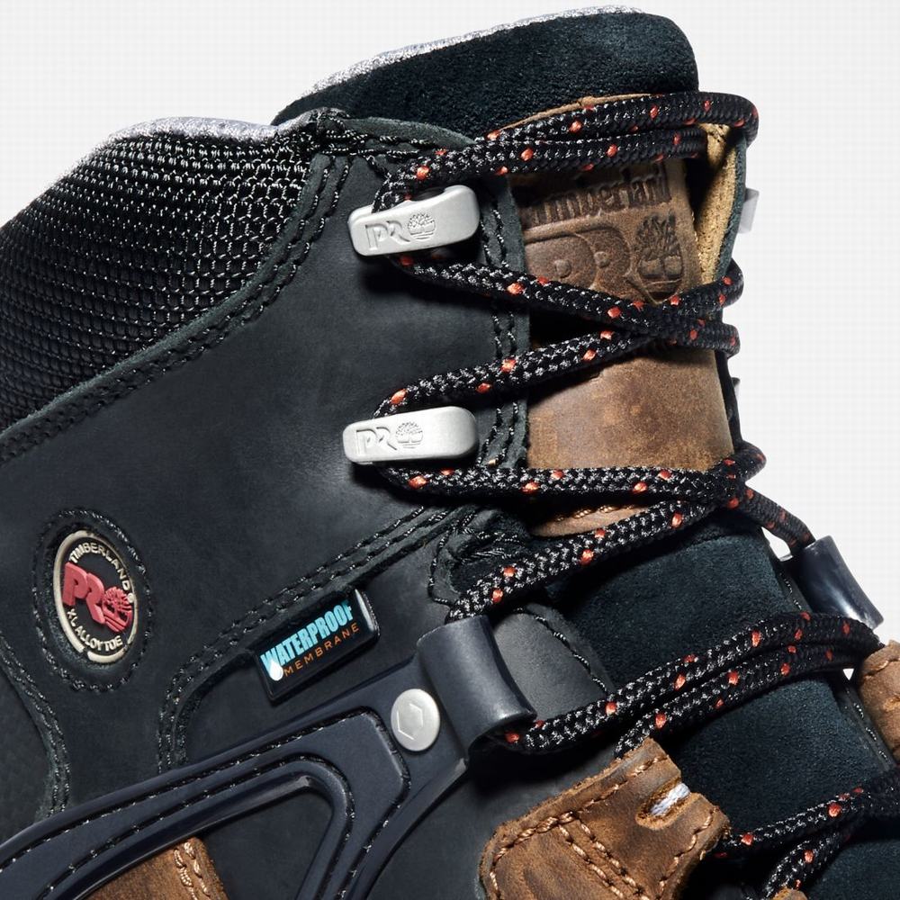 Pánské Pracovní Boty Timberland Hyperion Alloy Špicí Waterproof Hnědé Černé | TI07483-896