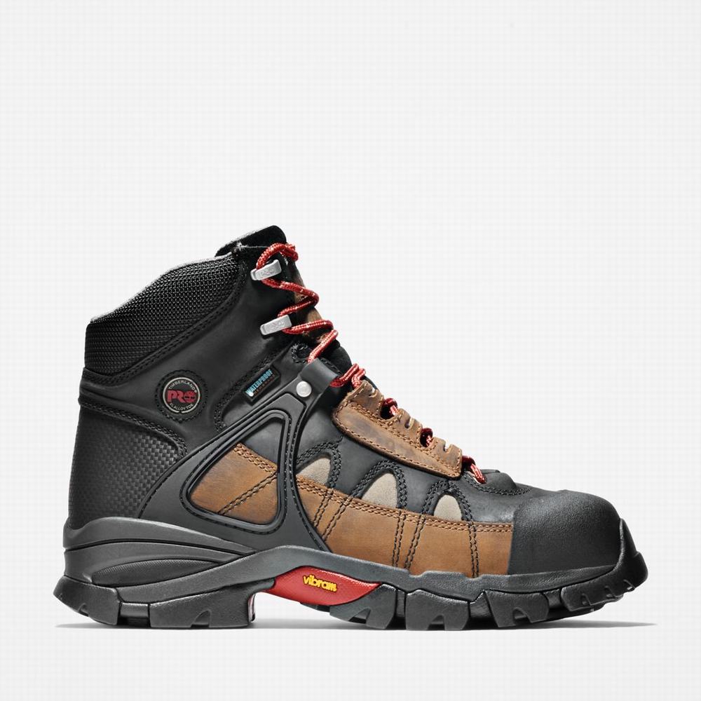 Pánské Pracovní Boty Timberland Hyperion Alloy Špicí Waterproof Hnědé Černé | TI07483-896