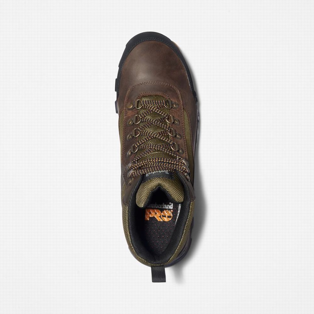 Pánské Pracovní Boty Timberland Keele Ridge Steel Špicí Waterproof Hnědé | TI86157-349