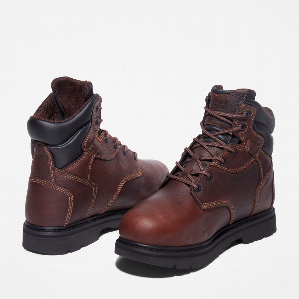 Pánské Pracovní Boty Timberland Met Guard Steel Špicí Vínové | TI16907-305
