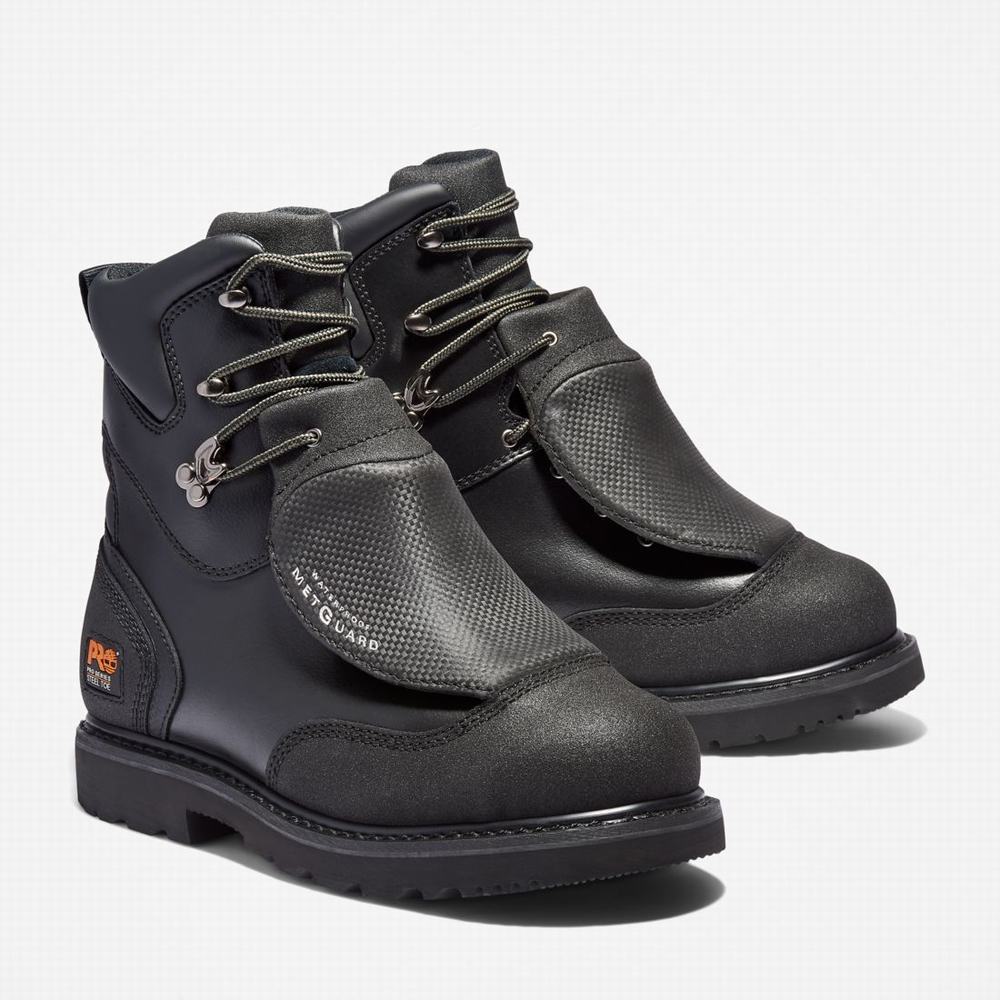 Pánské Pracovní Boty Timberland Met Guard Steel Špicí Waterproof Černé | TI94307-185