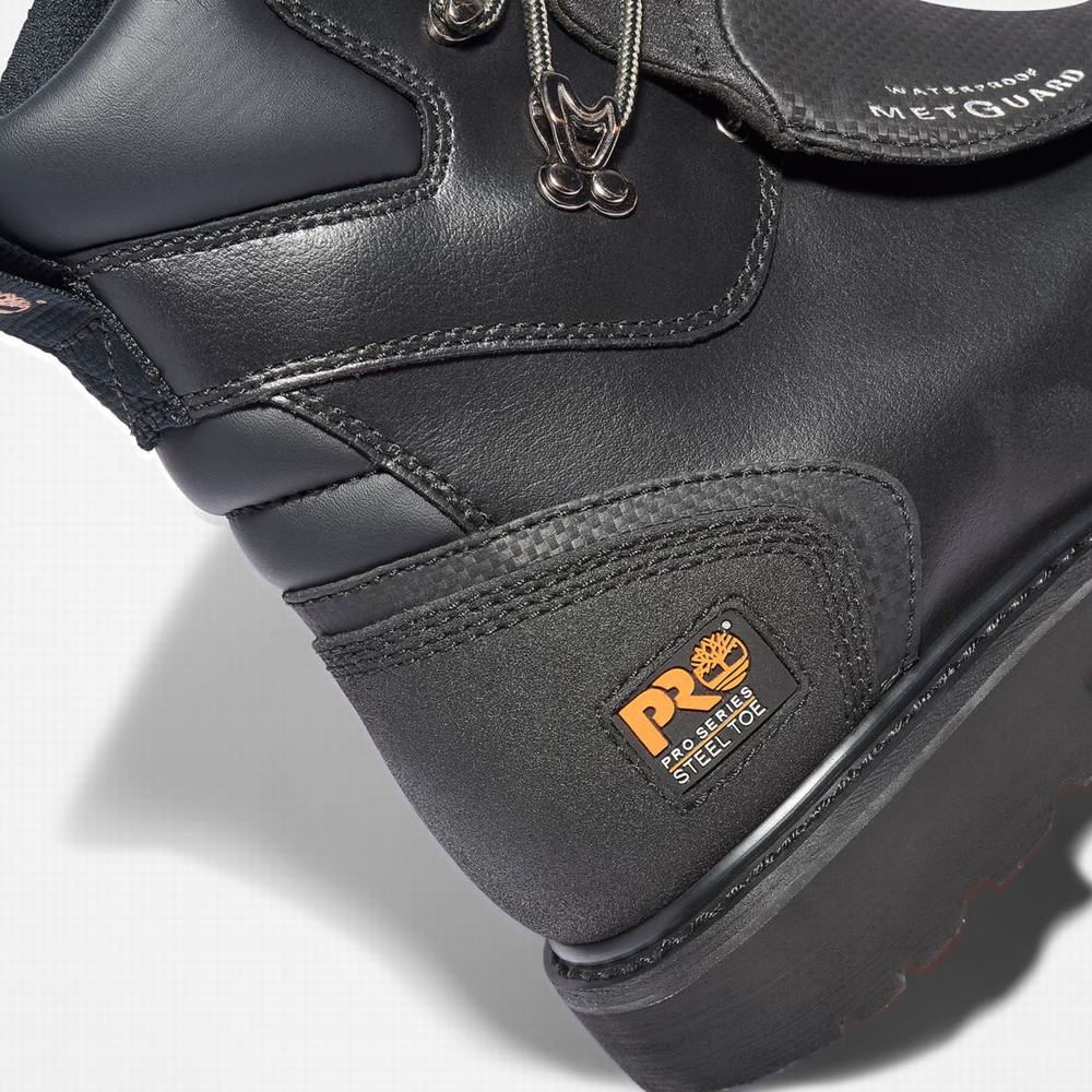Pánské Pracovní Boty Timberland Met Guard Steel Špicí Waterproof Černé | TI94307-185