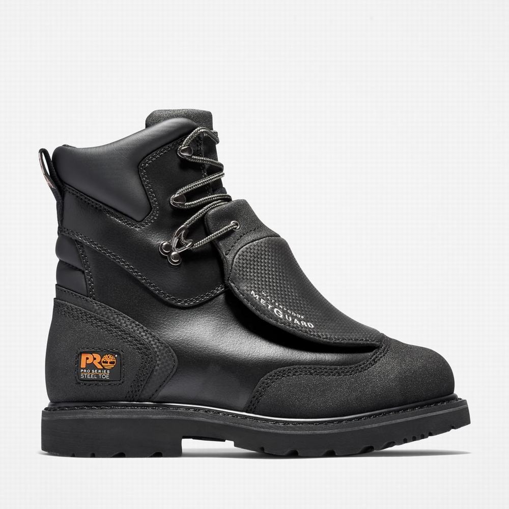 Pánské Pracovní Boty Timberland Met Guard Steel Špicí Waterproof Černé | TI94307-185