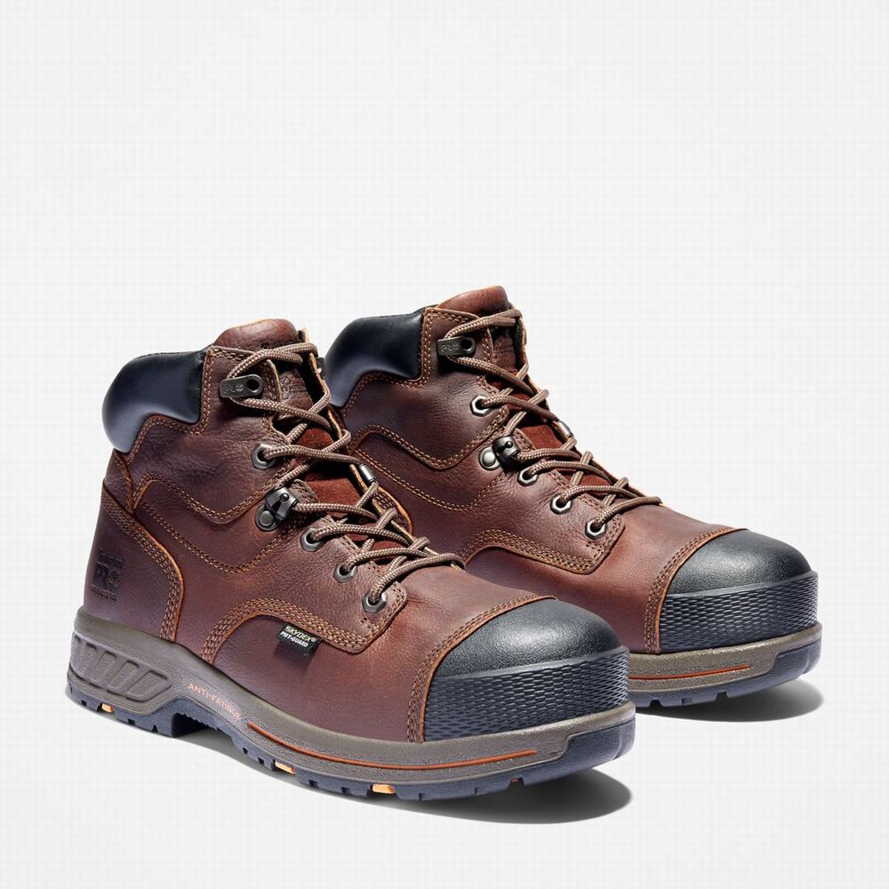 Pánské Pracovní Boty Timberland PRO® Helix HD Met Guard Composite Špicí Hnědé | TI41230-870