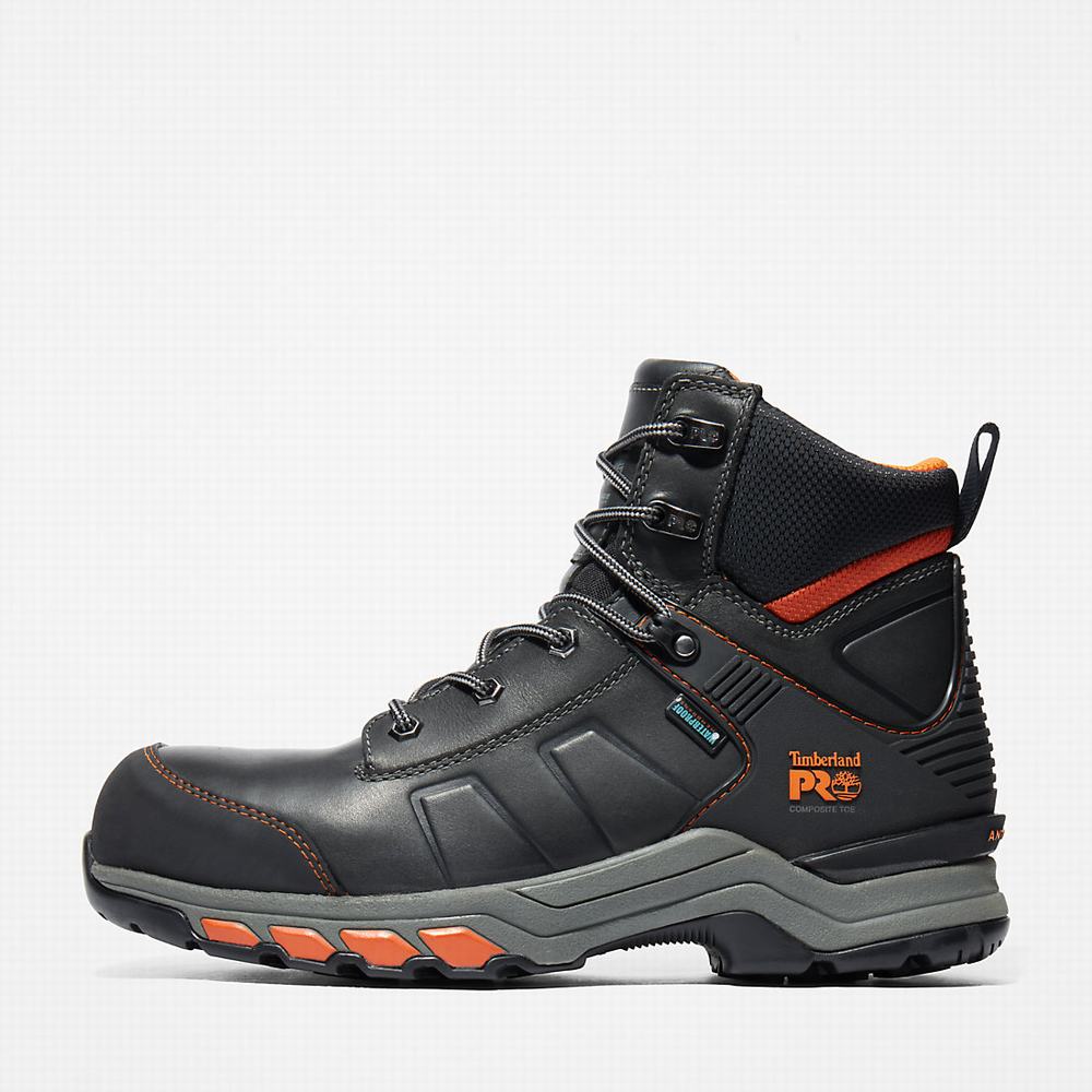 Pánské Pracovní Boty Timberland PRO® Hypercharge Composite Bezpečnostní Špicí Waterproof Černé | TI25791-781