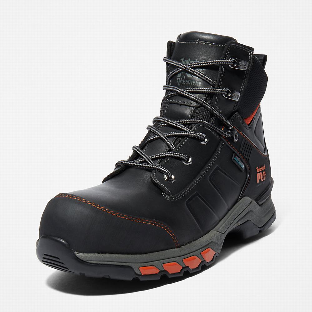Pánské Pracovní Boty Timberland PRO® Hypercharge Composite Bezpečnostní Špicí Waterproof Černé | TI25791-781