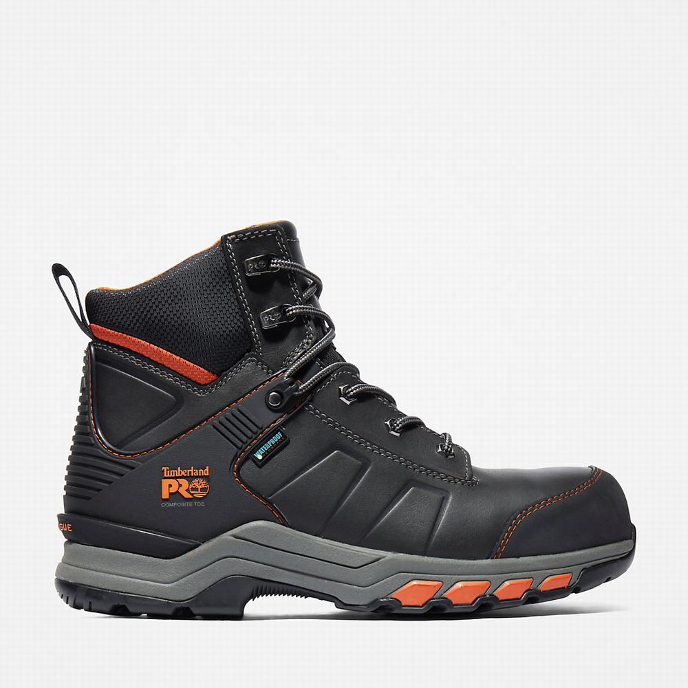 Pánské Pracovní Boty Timberland PRO® Hypercharge Composite Bezpečnostní Špicí Waterproof Černé | TI25791-781