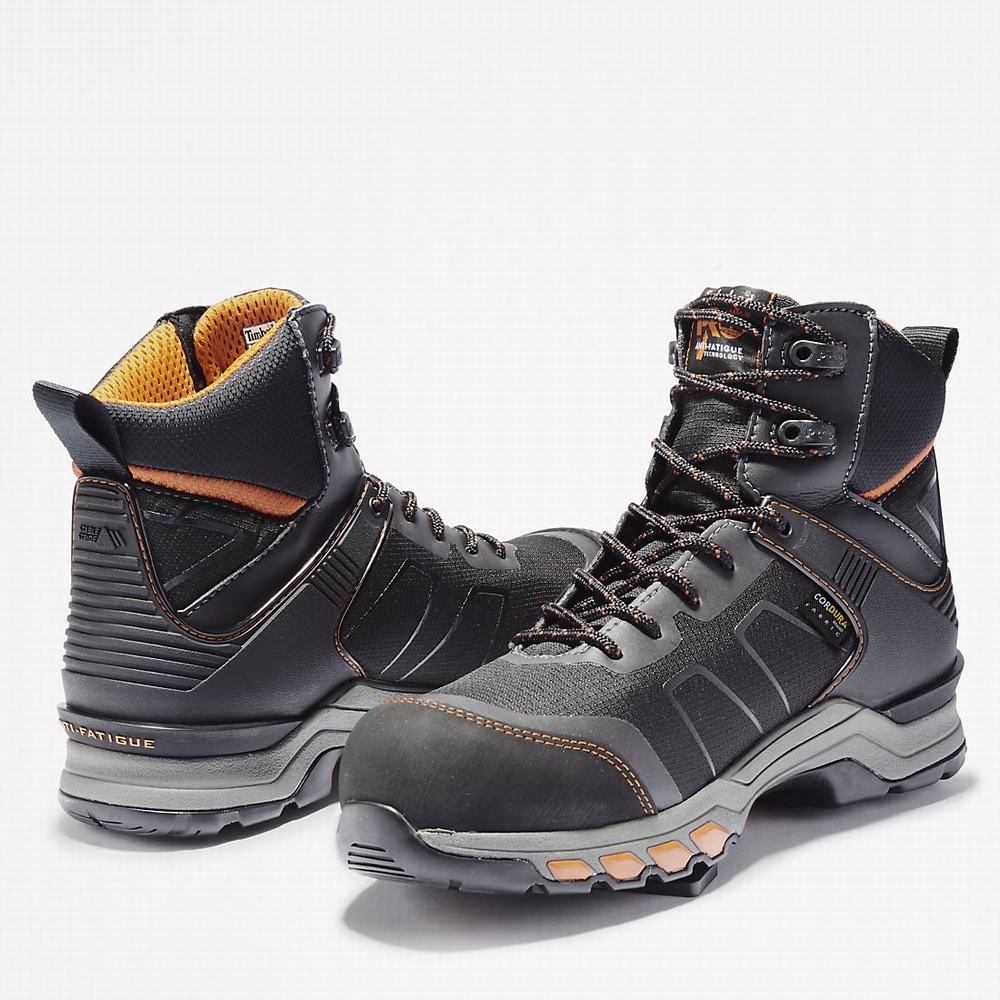Pánské Pracovní Boty Timberland PRO® Hypercharge Textilní Composite Bezpečnostní Špicí Černé | TI63019-608