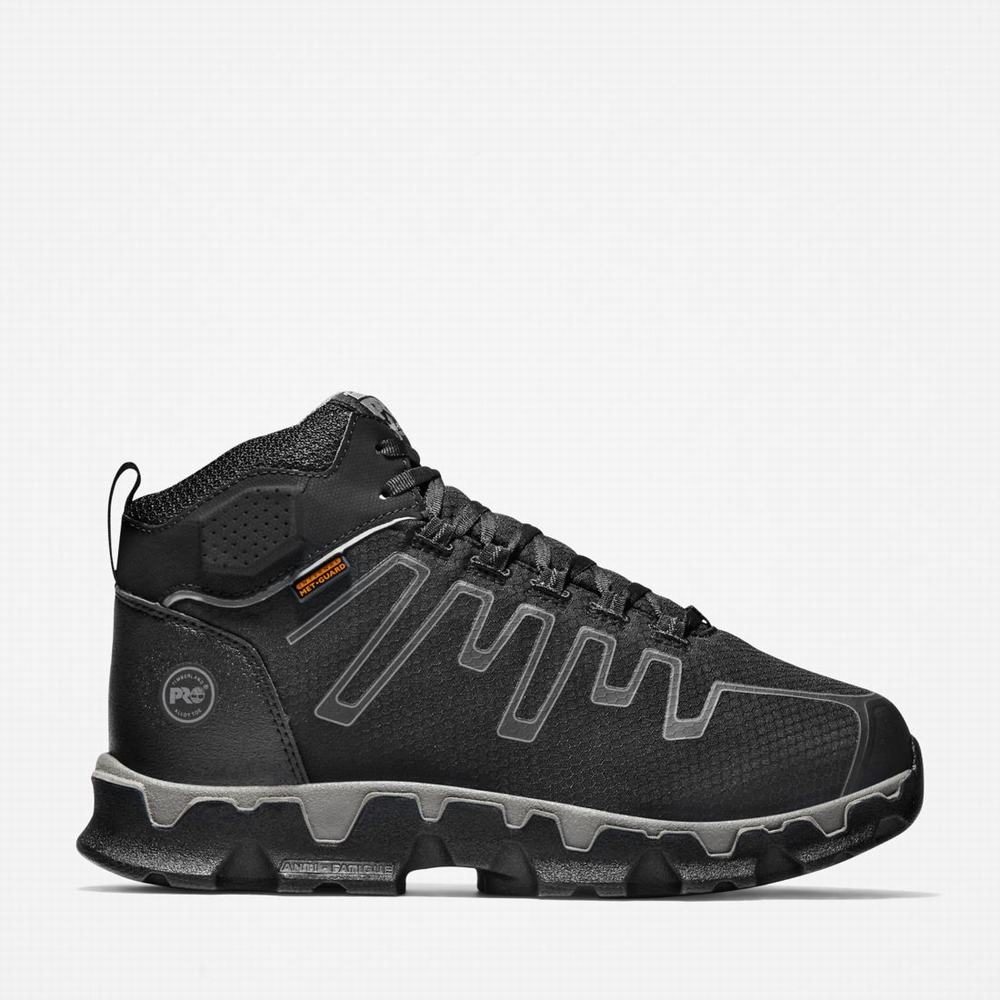 Pánské Pracovní Boty Timberland PRO® Powertrain Sport Met Guard Alloy Špicí Černé | TI65391-093