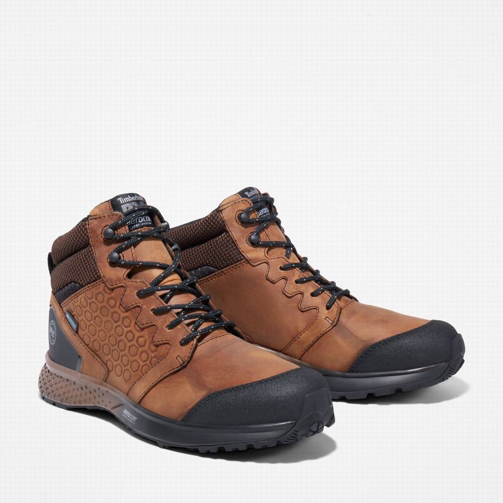 Pánské Pracovní Boty Timberland PRO® Reaxion Hikers Hnědé Hnědé | TI74569-915