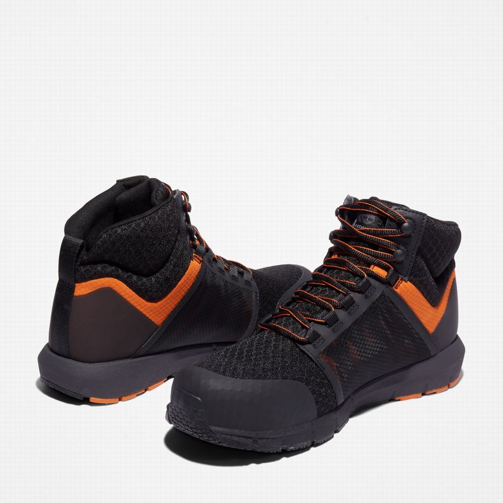Pánské Pracovní Boty Timberland Radius Composite Špicí Pracovní Sneaker Černé Oranžové | TI89452-902