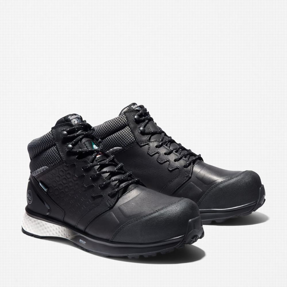Pánské Pracovní Boty Timberland Reaxion Composite Špicí Waterproof Pracovní Sneaker Černé Šedé | TI23695-569