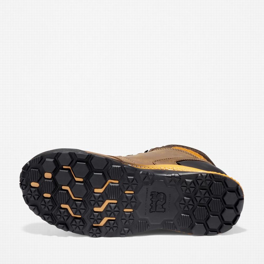 Pánské Pracovní Boty Timberland Reaxion Composite Špicí Waterproof Pracovní Sneaker Hnědé Oranžové | TI81023-068