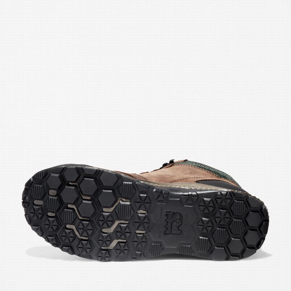 Pánské Pracovní Boty Timberland Reaxion Composite Špicí Waterproof Pracovní Sneaker Hnědé Zelene | TI89412-879