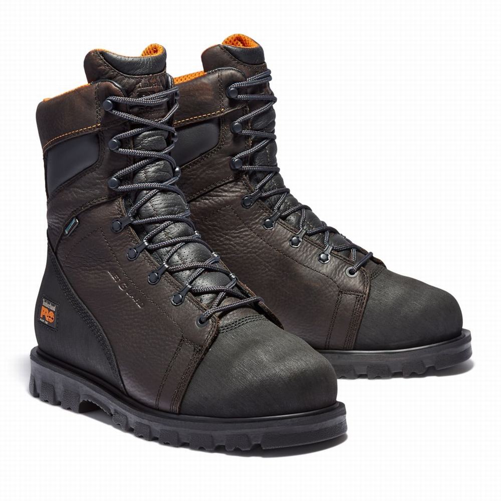 Pánské Pracovní Boty Timberland Rigmaster Met Guard Alloy Špicí Waterproof Hnědé | TI04591-678