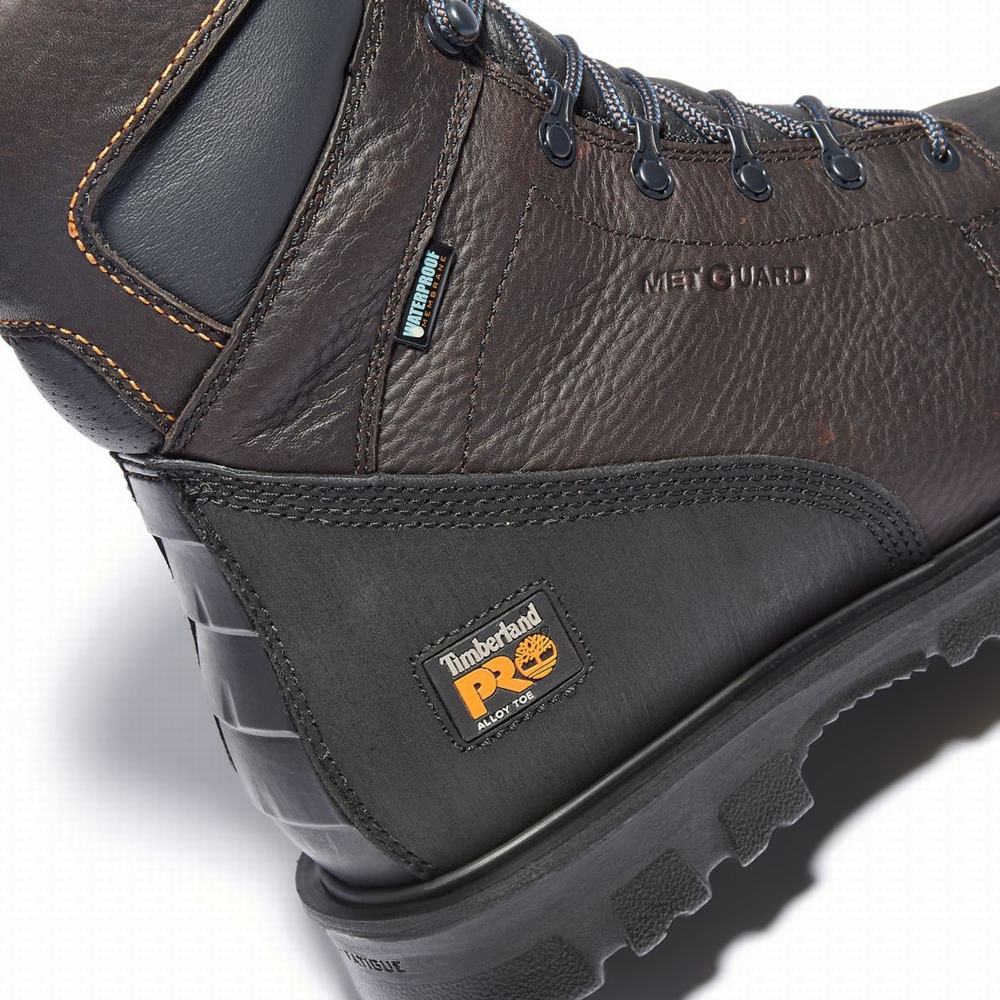 Pánské Pracovní Boty Timberland Rigmaster Met Guard Alloy Špicí Waterproof Hnědé | TI04591-678