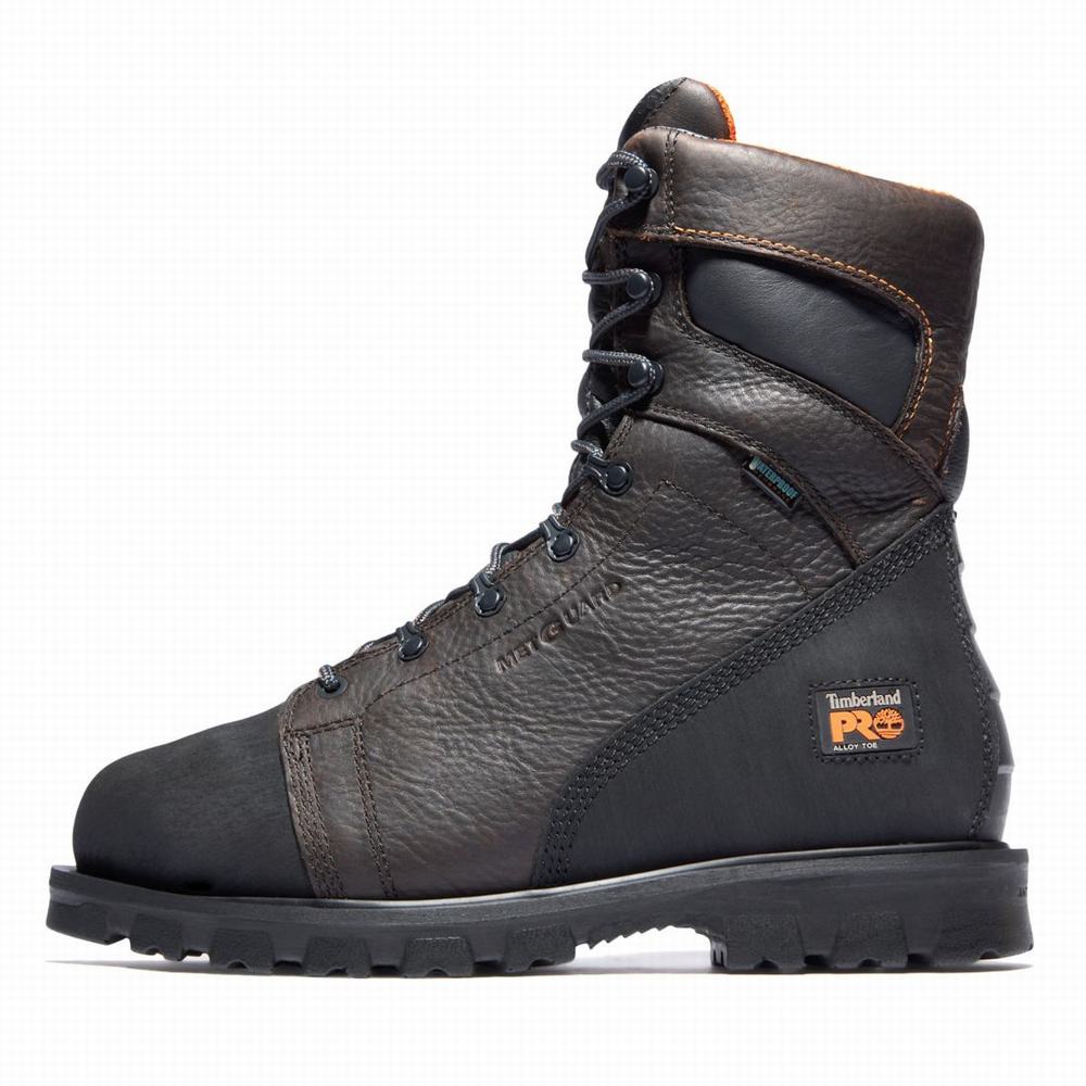 Pánské Pracovní Boty Timberland Rigmaster Met Guard Alloy Špicí Waterproof Hnědé | TI04591-678