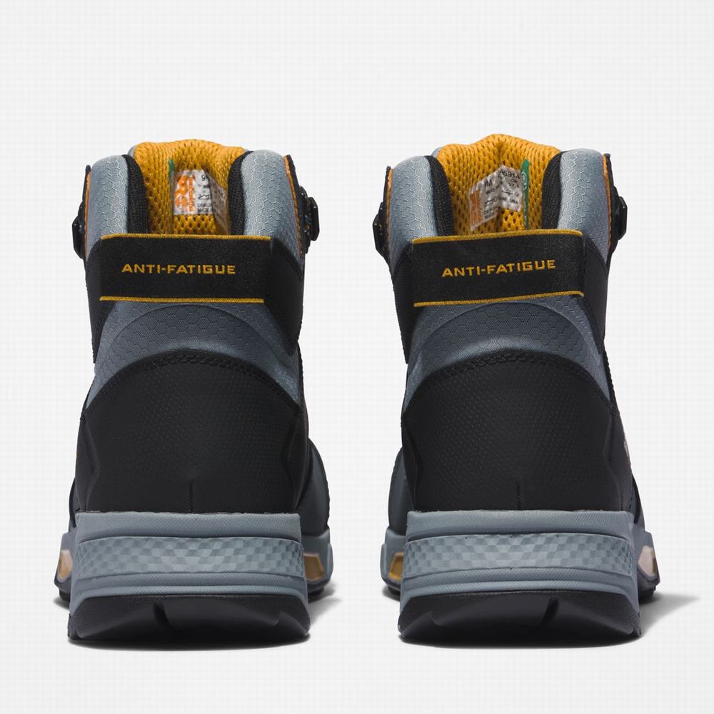 Pánské Pracovní Boty Timberland Switchback Waterproof Comp-Špicí Pracovní Hikers Šedé Žluté | TI89764-820