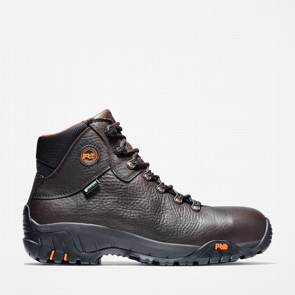 Pánské Pracovní Boty Timberland TiTAN Alloy Špicí Waterproof Tmavě Hnědé | TI31604-085