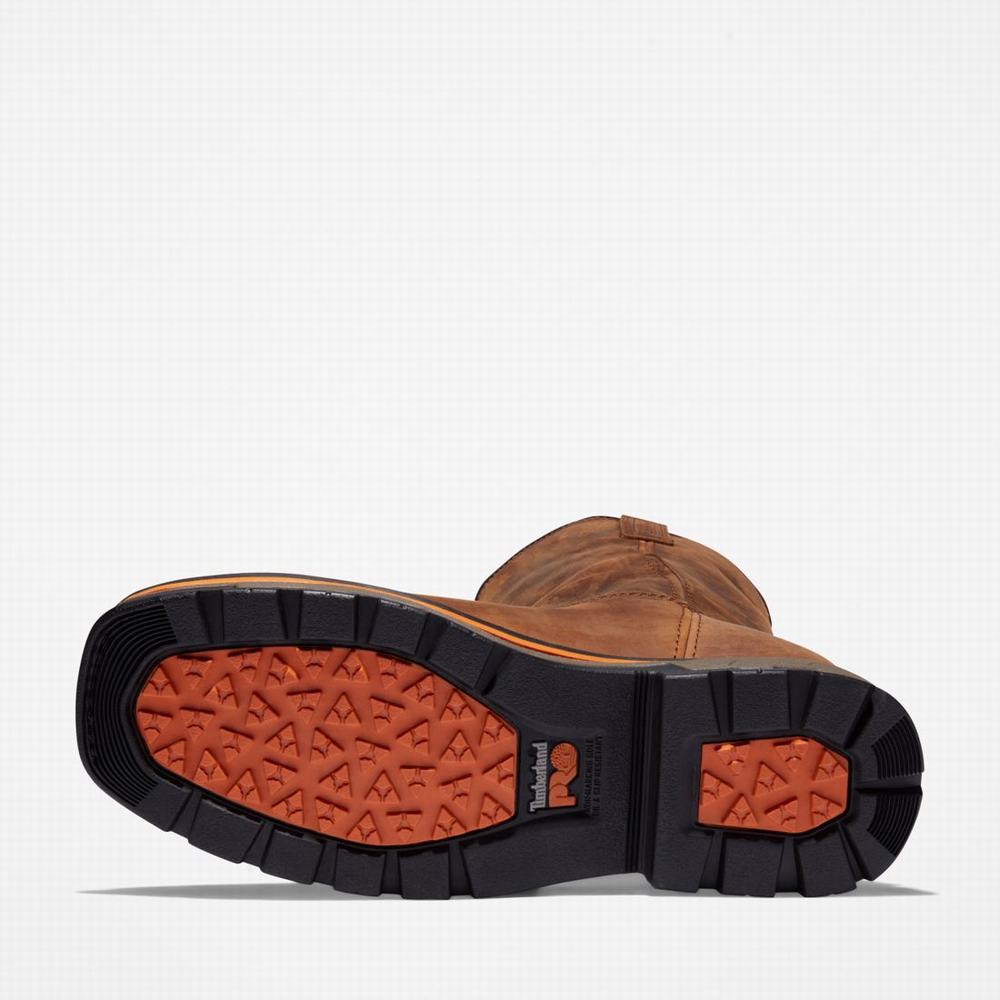 Pánské Pracovní Boty Timberland True Grit Pull On Composite Špicí Hnědé | TI29157-581