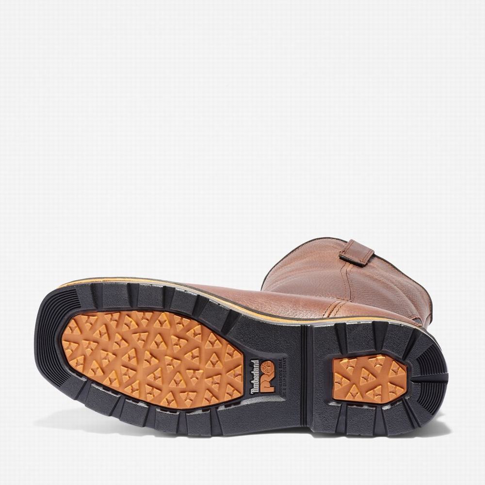 Pánské Pracovní Boty Timberland True Grit Met Guard Composite Špicí Waterproof Hnědé | TI35076-846