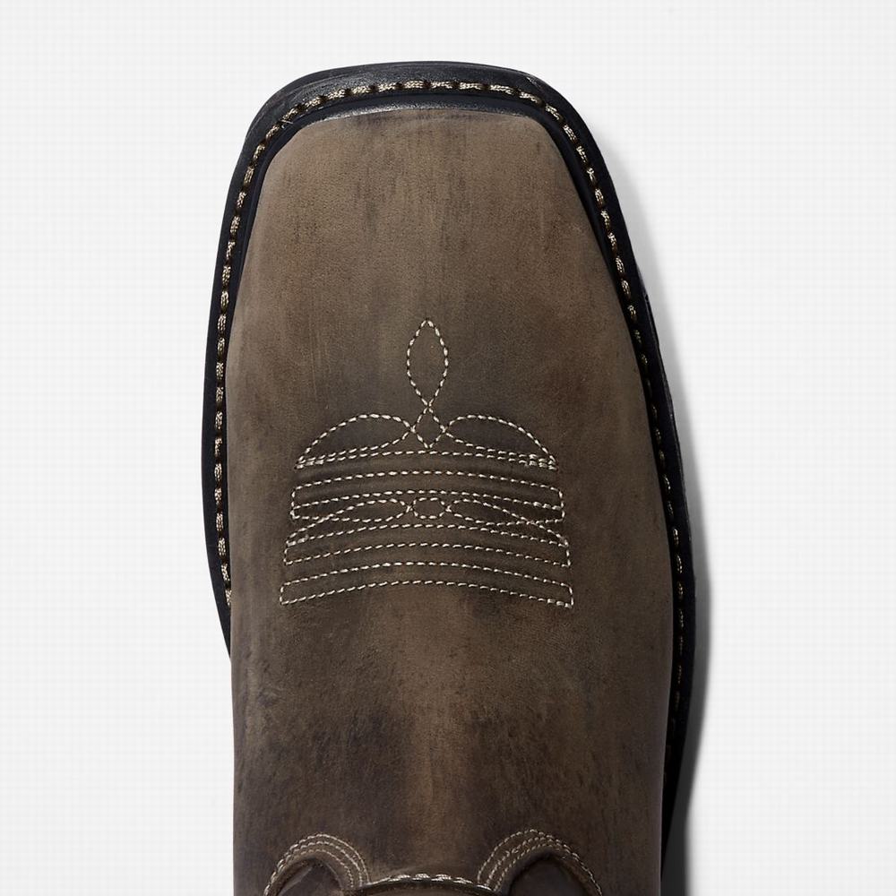 Pánské Pracovní Boty Timberland True Grit Pull On Waterproof Hnědé | TI56748-651
