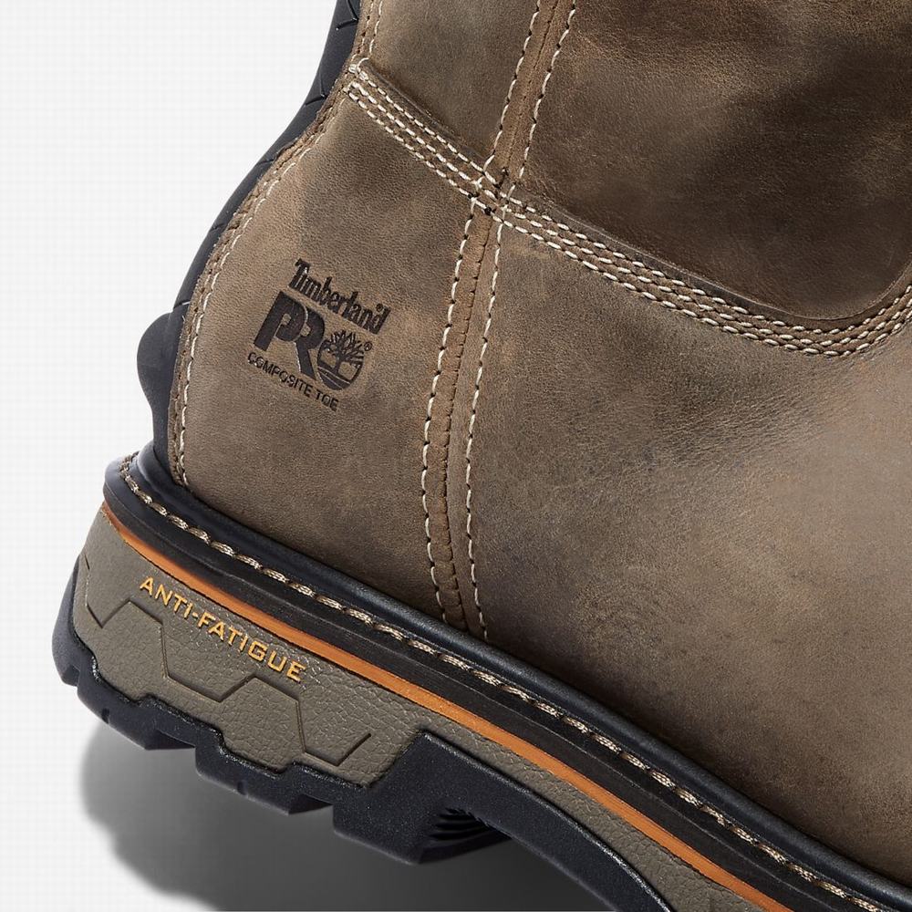 Pánské Pracovní Boty Timberland True Grit Pull On Waterproof Hnědé | TI56748-651
