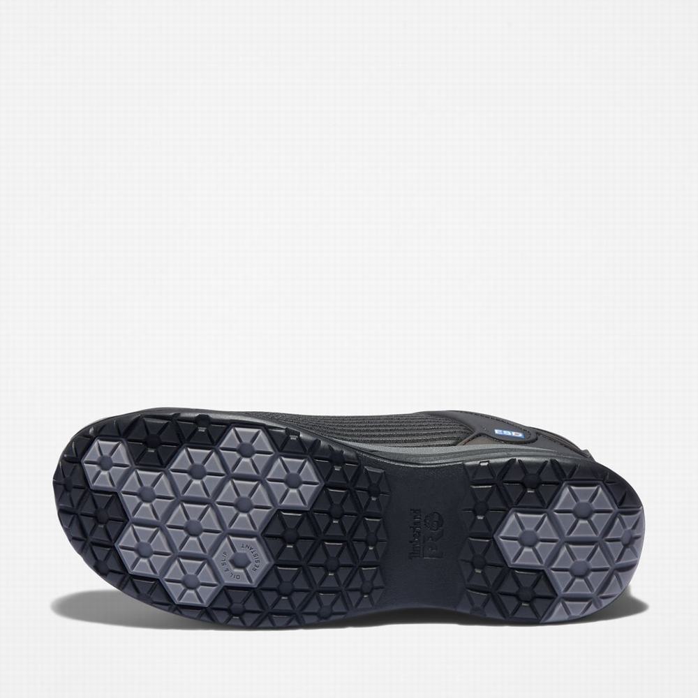 Pánské Pracovní Obuv Timberland Drivetrain Composite Špicí Pracovní Sneaker Černé Šedé | TI18794-953