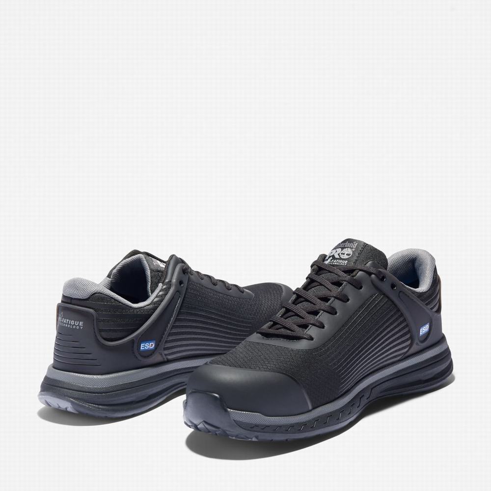 Pánské Pracovní Obuv Timberland Drivetrain Composite Špicí Pracovní Sneaker Černé Šedé | TI18794-953