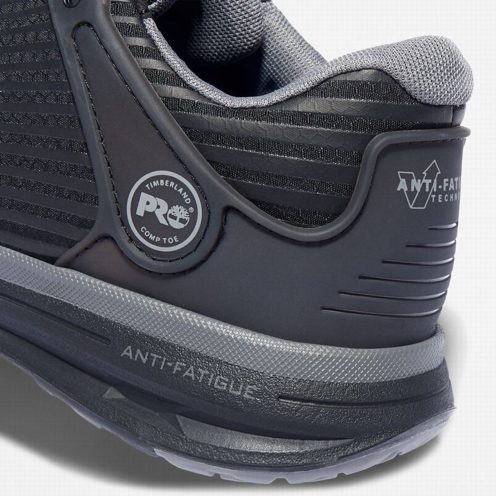 Pánské Pracovní Obuv Timberland Drivetrain Composite Špicí Pracovní Sneaker Černé Šedé | TI18794-953