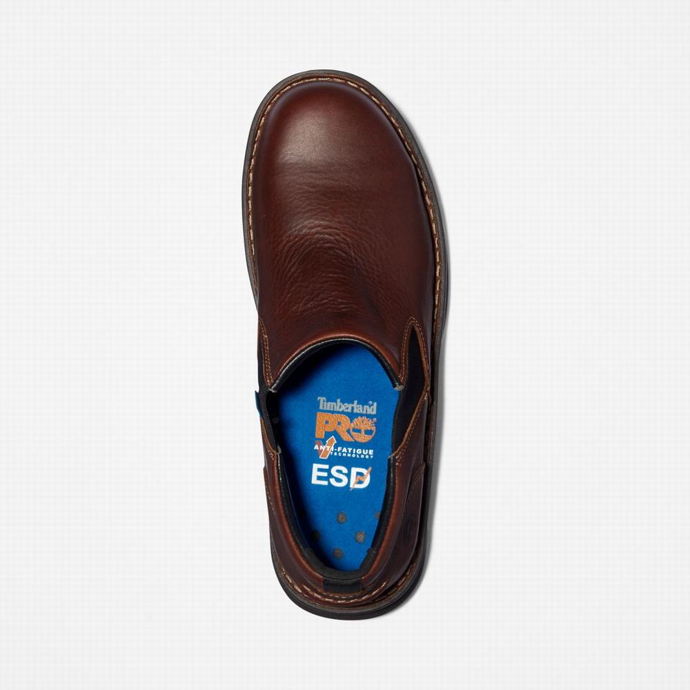 Pánské Pracovní Obuv Timberland Gladstone Běžné Steel Špicí Hnědé | TI75032-046