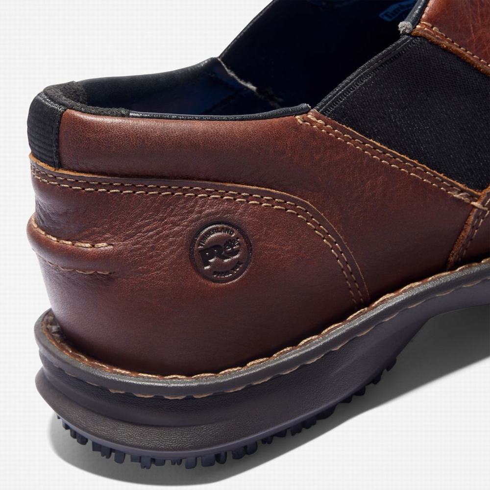Pánské Pracovní Obuv Timberland Gladstone Běžné Steel Špicí Hnědé | TI75032-046