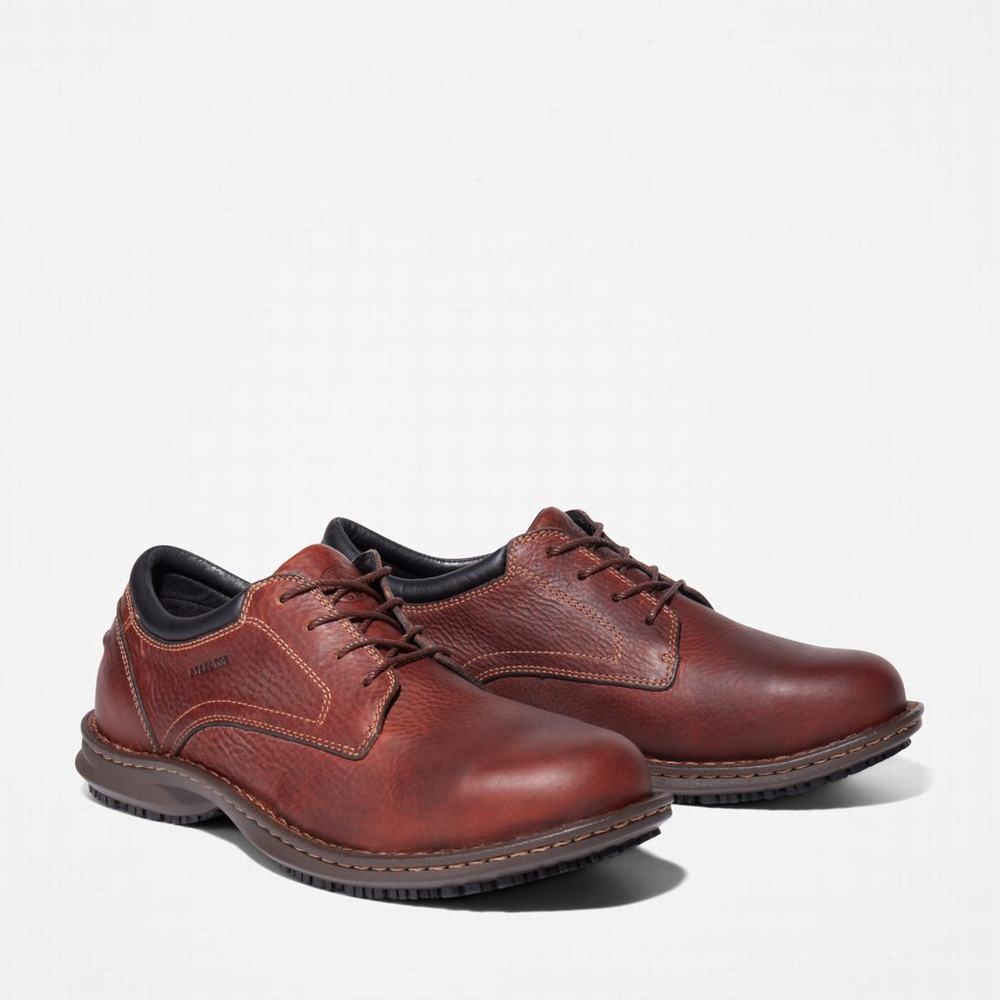 Pánské Pracovní Obuv Timberland Gladstone Běžné Steel Špicí Hnědé | TI97238-597