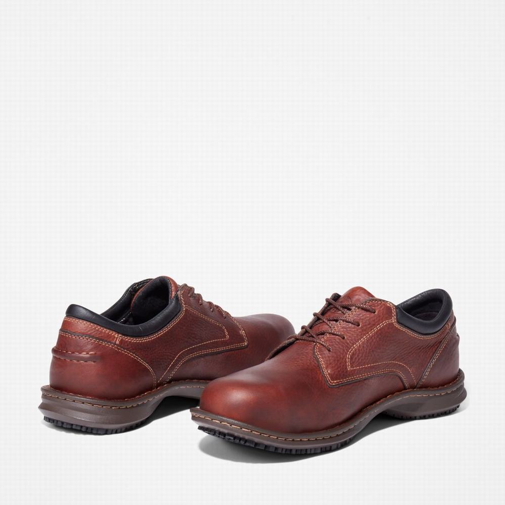 Pánské Pracovní Obuv Timberland Gladstone Běžné Steel Špicí Hnědé | TI97238-597