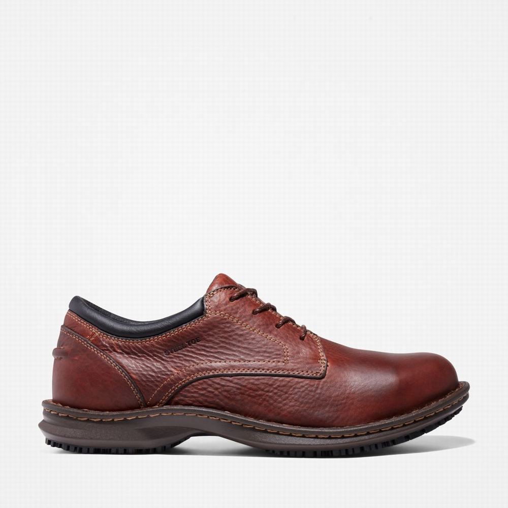 Pánské Pracovní Obuv Timberland Gladstone Běžné Steel Špicí Hnědé | TI97238-597