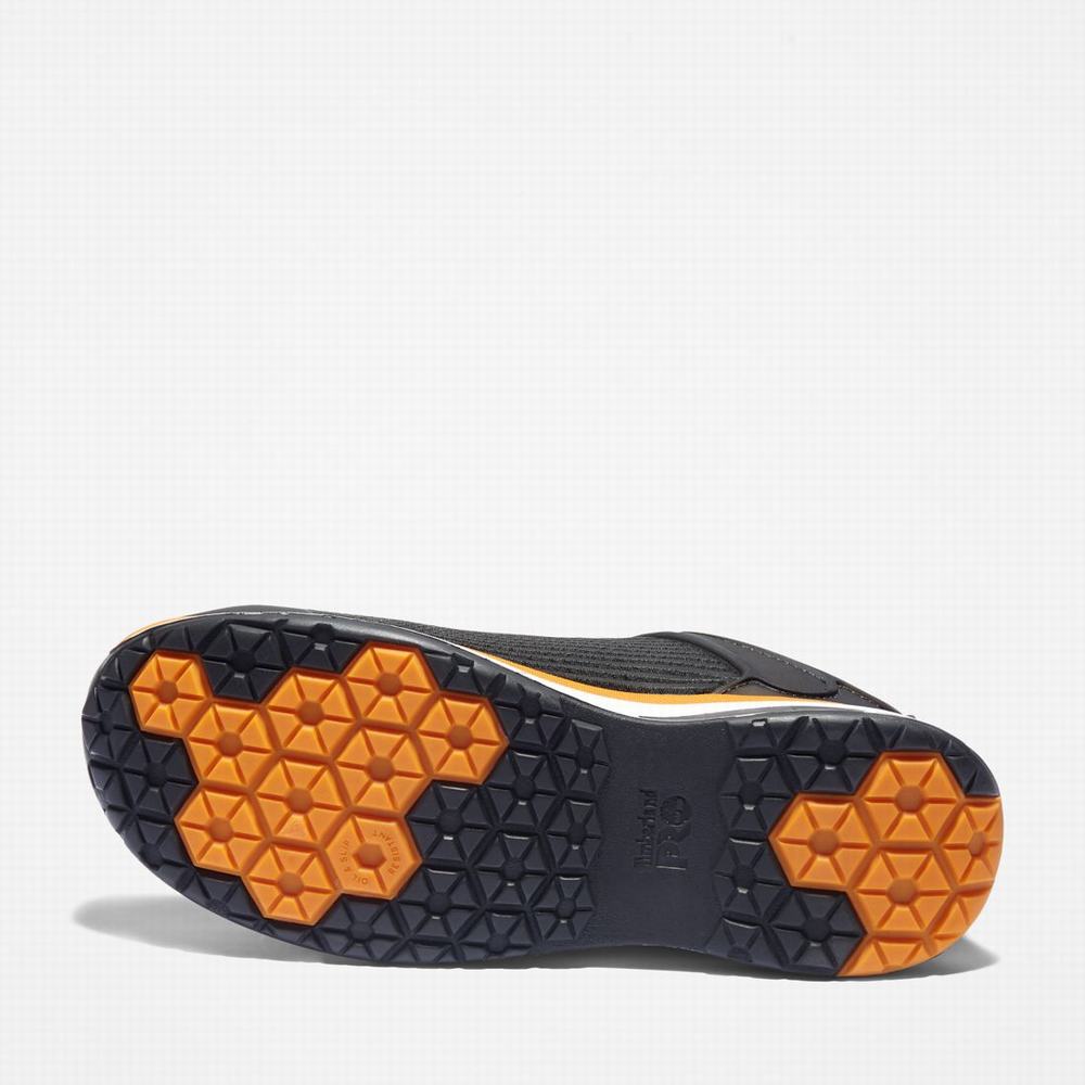 Pánské Pracovní Obuv Timberland PRO® Drivetrain Composite-Špicí Černé Oranžové | TI61845-524
