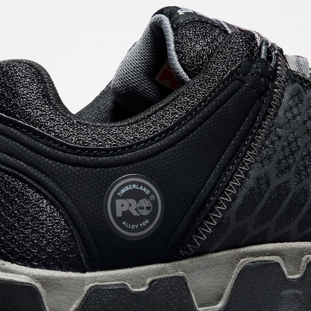 Pánské Pracovní Obuv Timberland PRO® Powertrain Sport Alloy Špicí Pracovní Sneaker Černé | TI18705-701