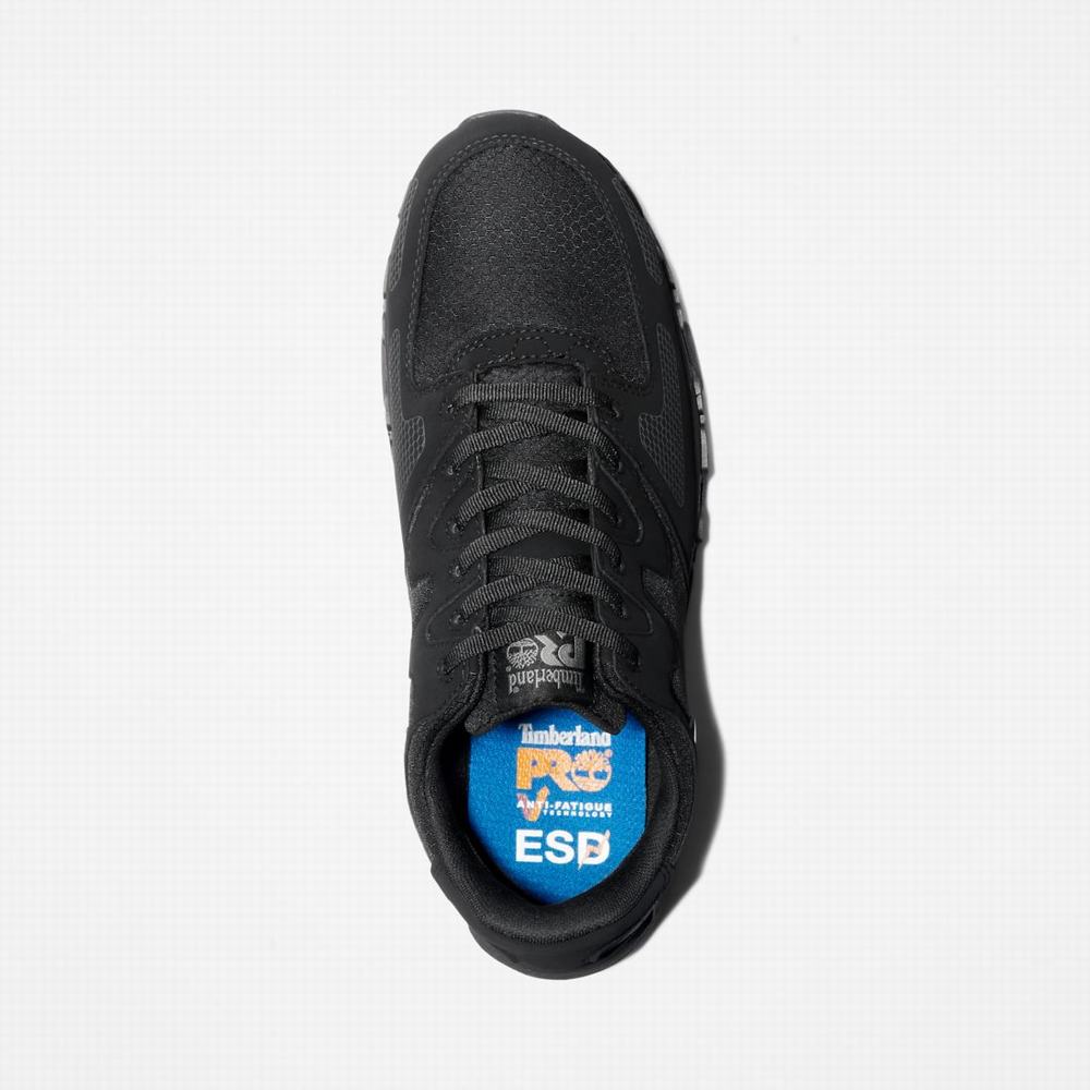 Pánské Pracovní Obuv Timberland PRO® Powertrain Alloy Špicí Pracovní Sneaker Černé | TI54230-914