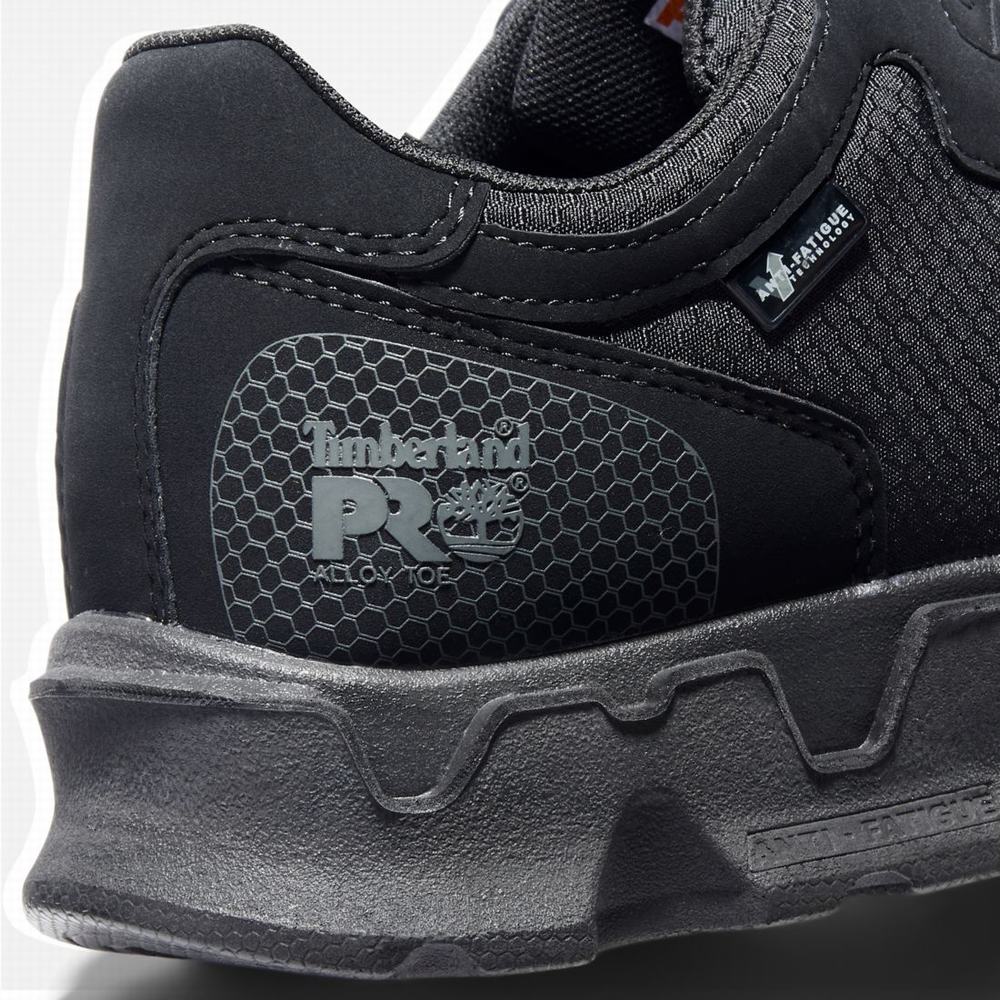 Pánské Pracovní Obuv Timberland PRO® Powertrain Alloy Špicí Pracovní Sneaker Černé | TI54230-914
