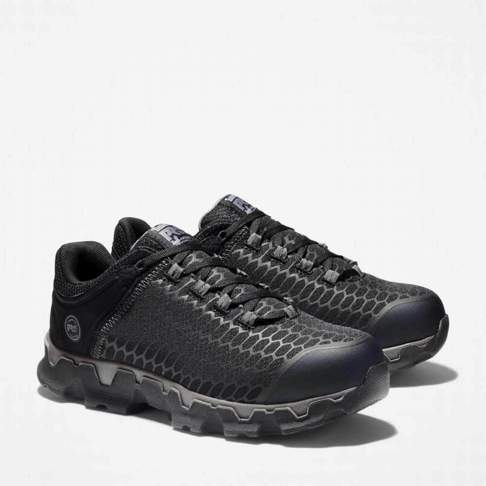 Pánské Pracovní Obuv Timberland PRO® Powertrain Sport Alloy Špicí Pracovní Sneaker Černé | TI70349-832