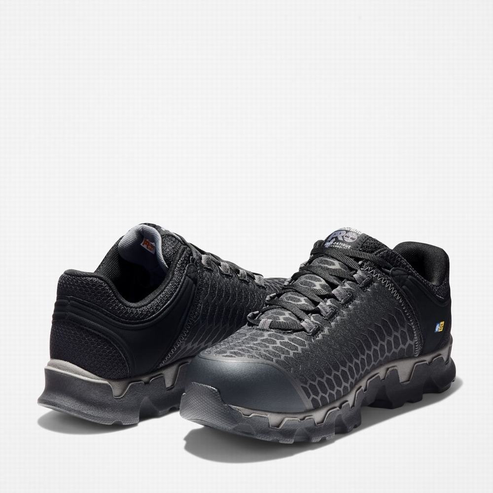 Pánské Pracovní Obuv Timberland PRO® Powertrain Sport Alloy Špicí Pracovní Sneaker Černé | TI70349-832