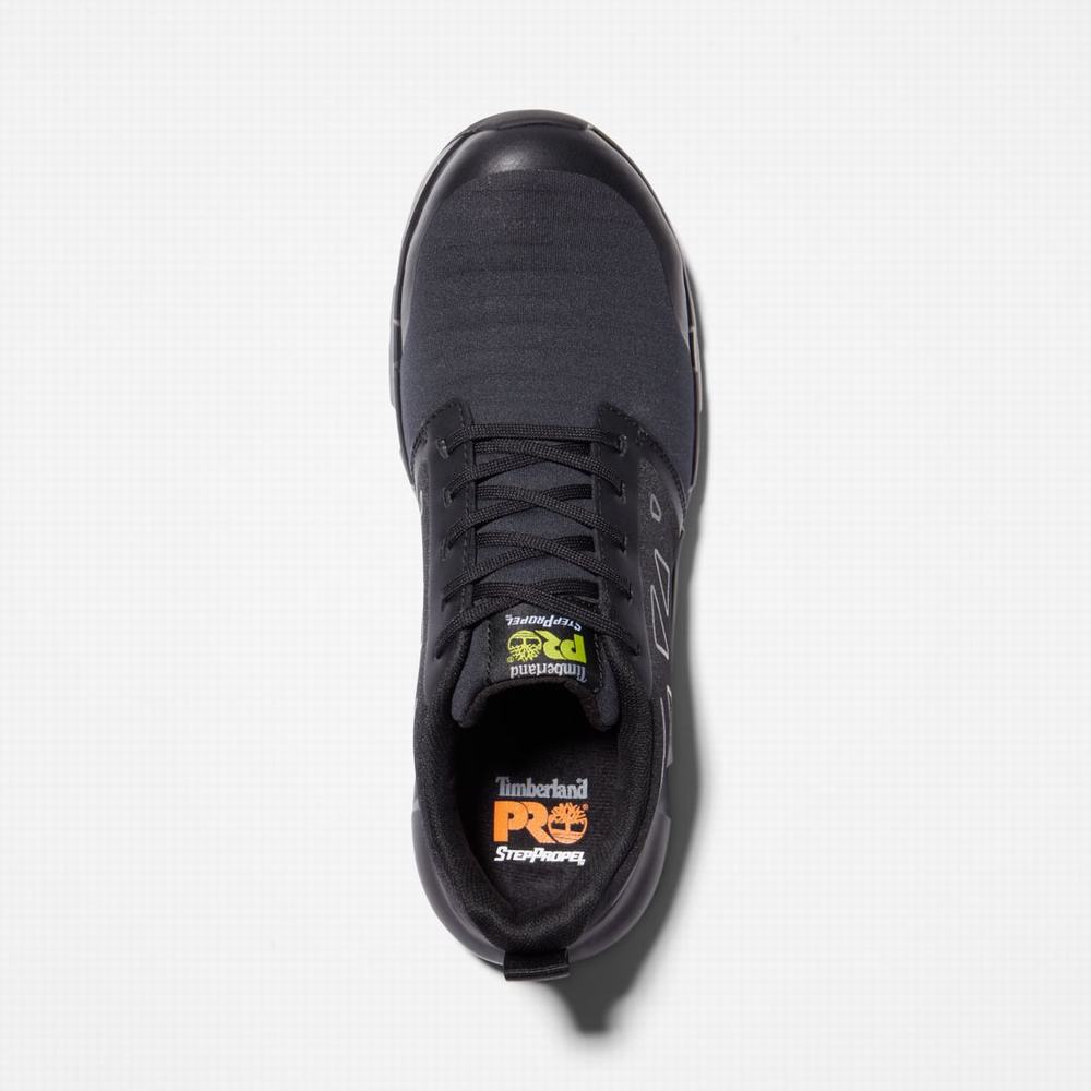 Pánské Pracovní Obuv Timberland Powertrain Sprint Alloy Špicí Pracovní Sneaker Černé | TI07641-078