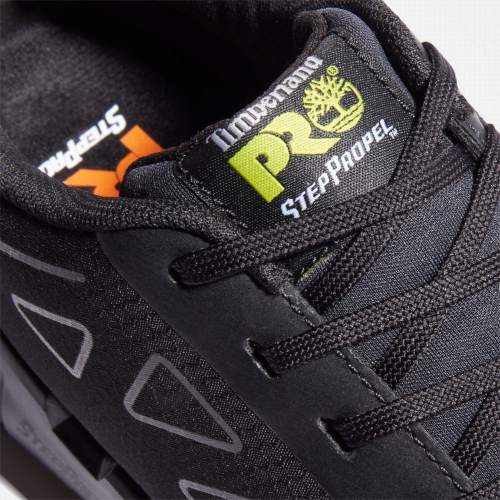 Pánské Pracovní Obuv Timberland Powertrain Sprint Alloy Špicí Pracovní Sneaker Černé | TI07641-078