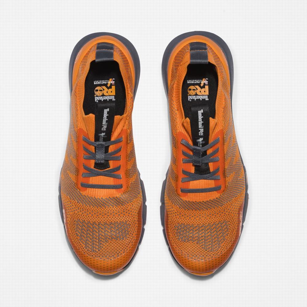 Pánské Pracovní Obuv Timberland Radius Composite Špicí Pracovní Sneaker Oranžové Šedé | TI07293-127