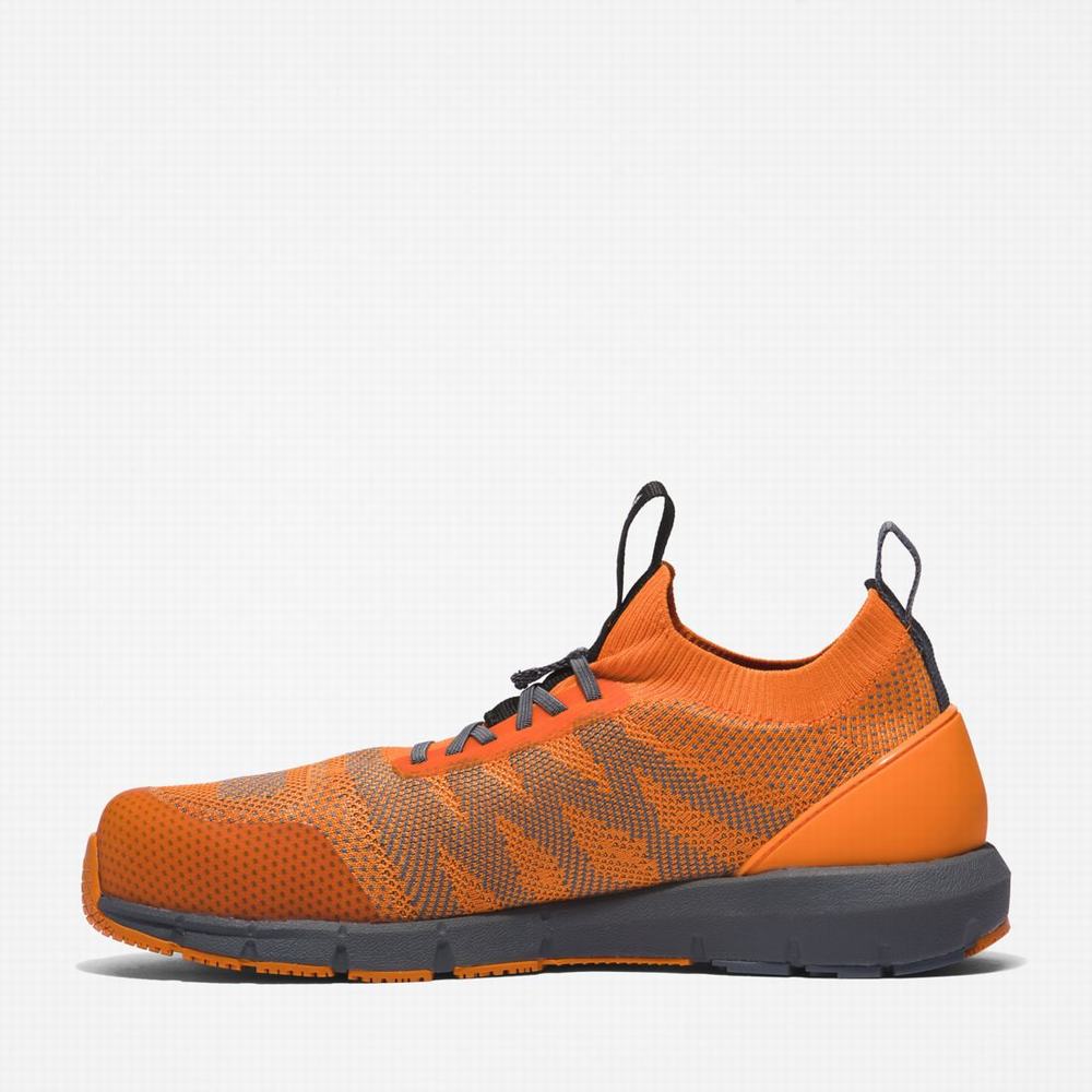 Pánské Pracovní Obuv Timberland Radius Composite Špicí Pracovní Sneaker Oranžové Šedé | TI07293-127