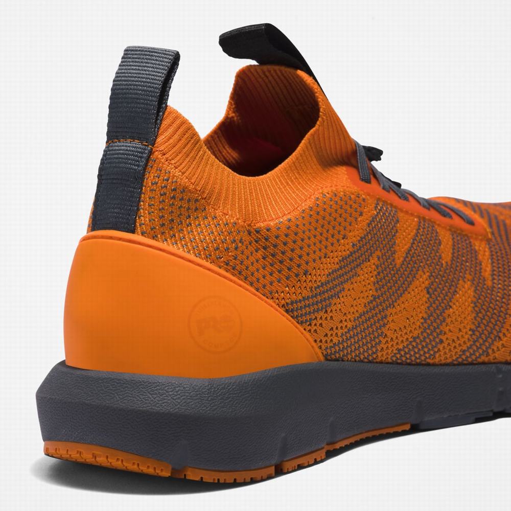 Pánské Pracovní Obuv Timberland Radius Composite Špicí Pracovní Sneaker Oranžové Šedé | TI07293-127